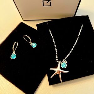 Yanbal Starfish Necklace and Earring set